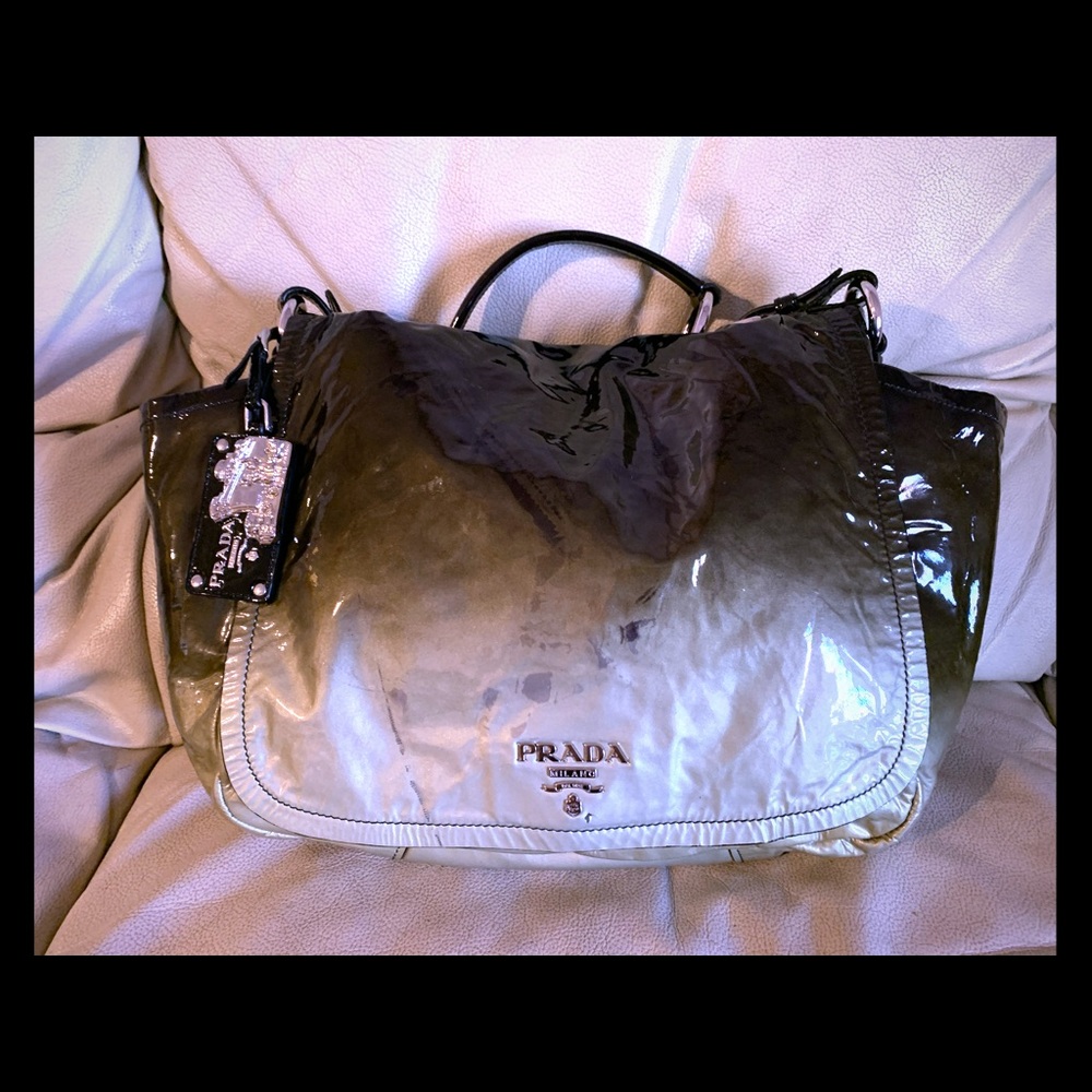 Prada ombré Vernice Bag